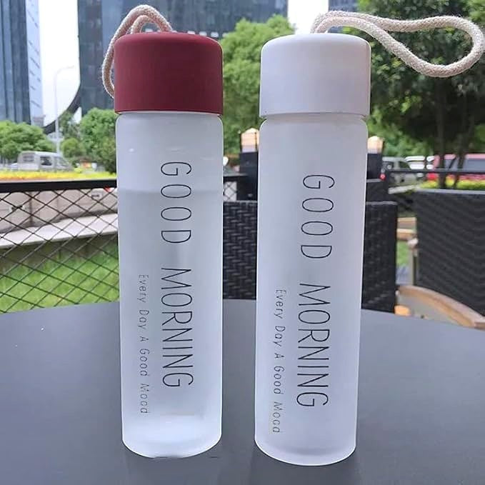 SLIM Glass Bottle with Protective Sleeve