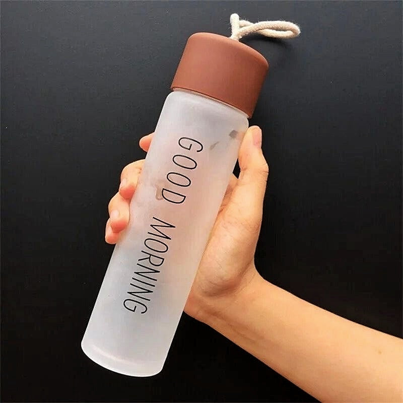 SLIM Glass Bottle with Protective Sleeve