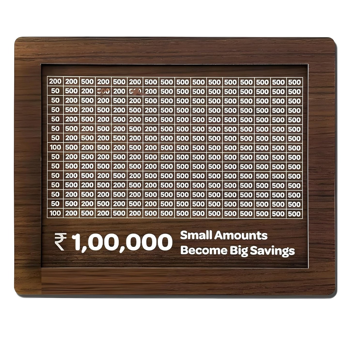 Premium Wooden Money Bank | Coin Box with Carved Design | Savings Box / Cash Vault / Piggy Bank (1Lakh Capacity)