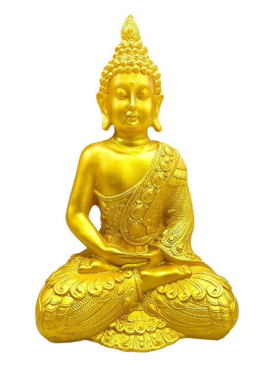 Big Size Golden Colour Meditation/Dhyan Buddha Statue