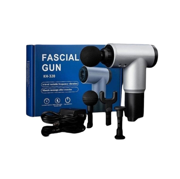 Massage Gun Handheld 6 Speeds Percussion Facial Gun for Pain Relief Super Quiet Device with 4 Interchangeable Massage Heads( MULTI COLOR )