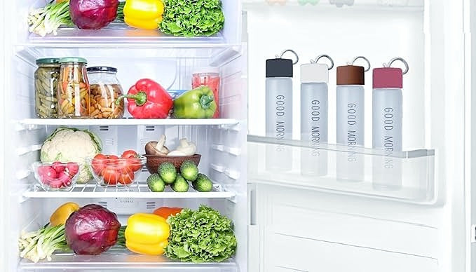 SLIM Glass Bottle with Protective Sleeve