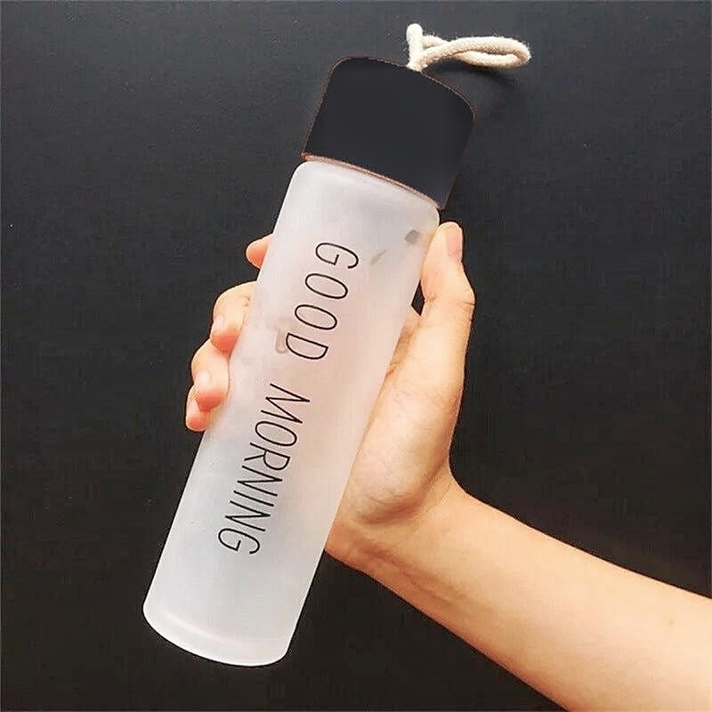 SLIM Glass Bottle with Protective Sleeve