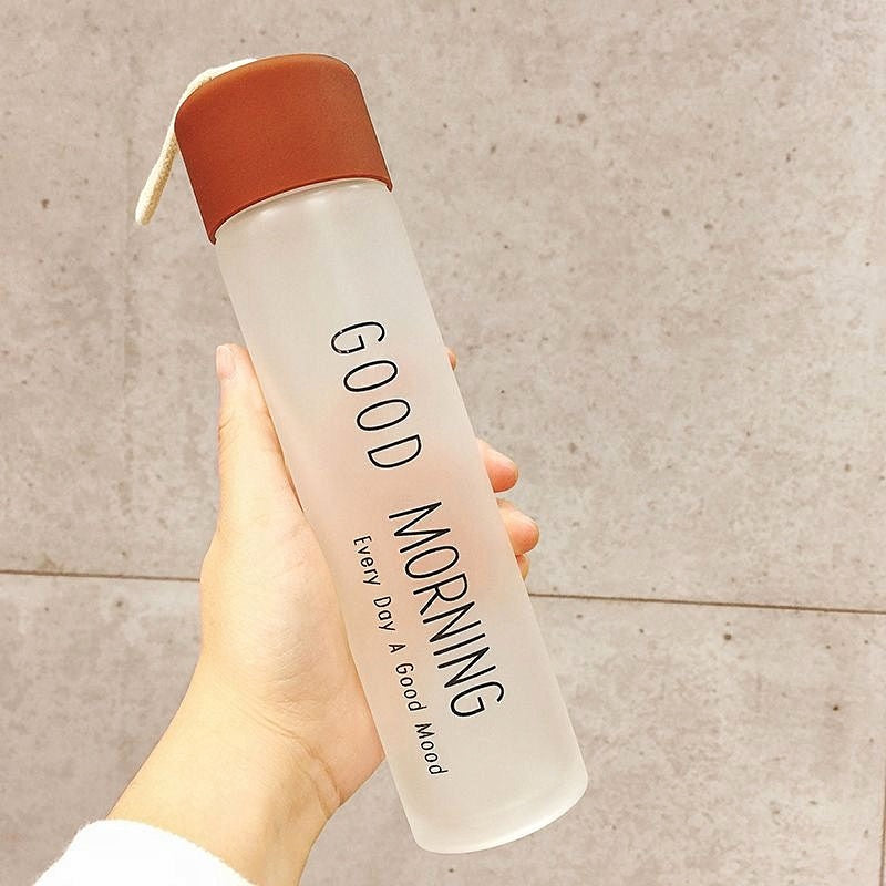 SLIM Glass Bottle with Protective Sleeve