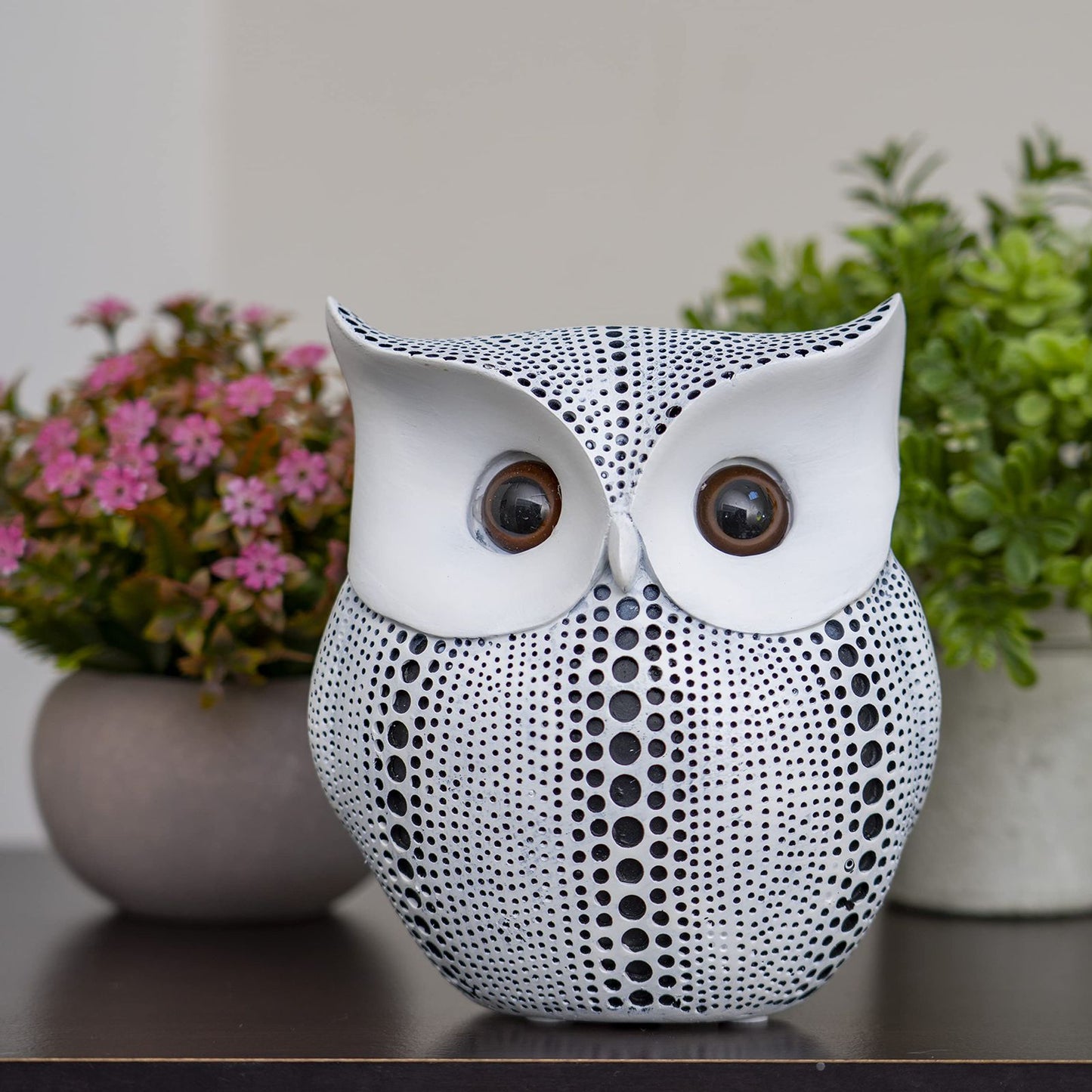 Silver Handcrafted Resin Classy Owl