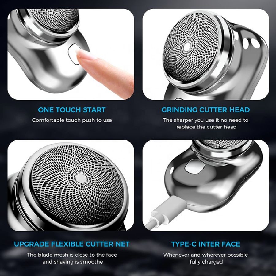 The Modern Man's Mini Electric Shaver Trimmer