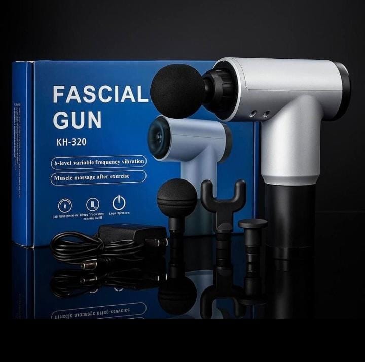 Massage Gun Handheld 6 Speeds Percussion Facial Gun for Pain Relief Super Quiet Device with 4 Interchangeable Massage Heads( MULTI COLOR )